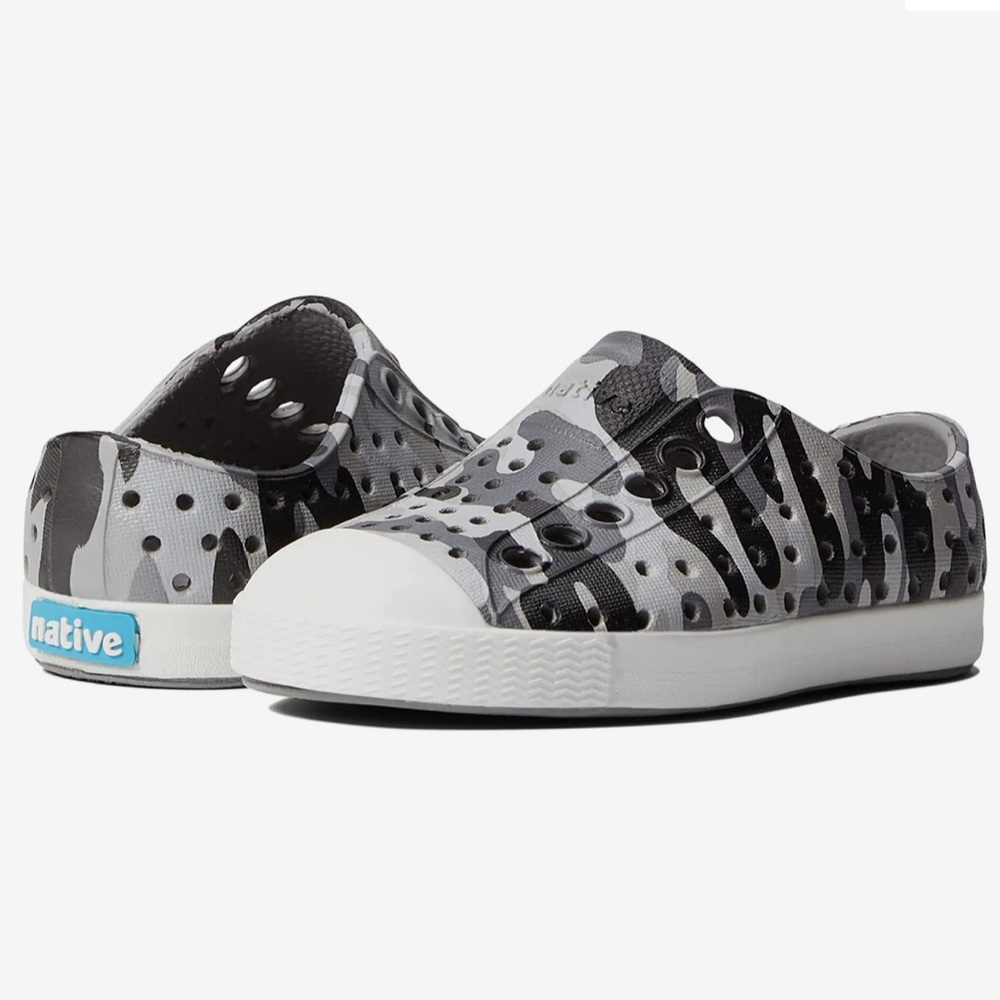 Native Shoes, Jefferson Print (toddler/ little kid) Mist Camo, size 5